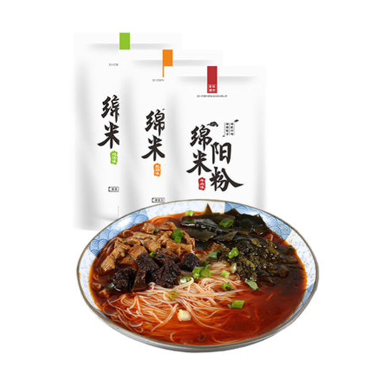 綿陽米粉海帶包廠家 雞湯米粉米線 網(wǎng)紅重慶酸辣粉 吃在途中