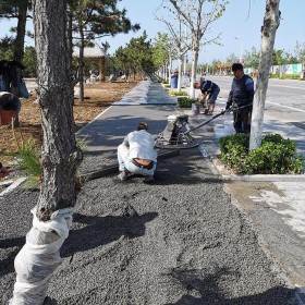 文山彩色生態(tài)透水混凝土地坪  萬盛區(qū)透水混凝土里面 透水混凝土施工價格 彩色透水混凝土材料生產(chǎn)廠家   壓?；炷敛牧蠌S家 透水粘接劑廠家送貨到工地