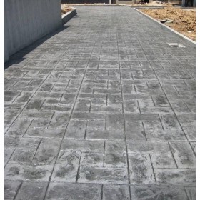 重慶市渝北區(qū) 彩色壓模地坪廠家 藝術(shù)壓印地坪材料 水泥壓花混凝土價格 免費工地輔導
