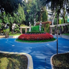 巴中市 生態(tài)透水水泥混凝土 彩色整體透水路面 彩色透水地坪 廠家口碑推薦