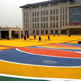 東營市 混凝土透水地坪 露骨彩色透水混凝土 生態(tài)透水路面 現(xiàn)貨供應(yīng)