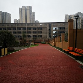 涪陵區(qū) 彩色強固透水混凝土 透水地坪道路 透水混凝土材料供應(yīng) 案例樣式