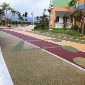資陽市 透水混凝土露骨料 道路彩色路面 透水砼增強(qiáng)劑 報價表